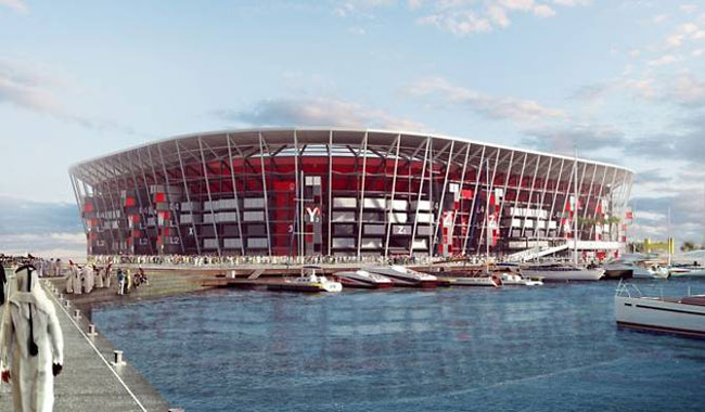 Qatar unveils World Cup´s first ´reusable´ stadium