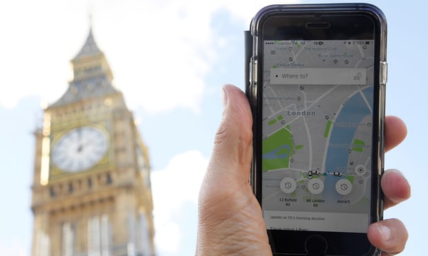 Uber to take appeal over ruling on drivers’ status to UK supreme court